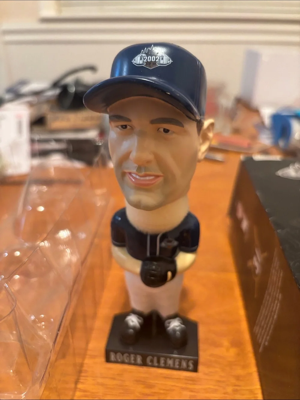 New Vintage 2002 Roger Clemens New York Yankees Subway Series Bobble Head MLB